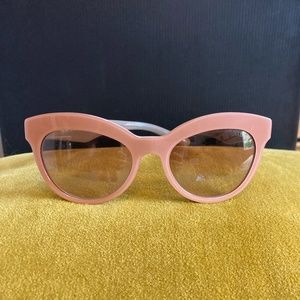 Prada Dusty Pink Cat Eye Sunglasses